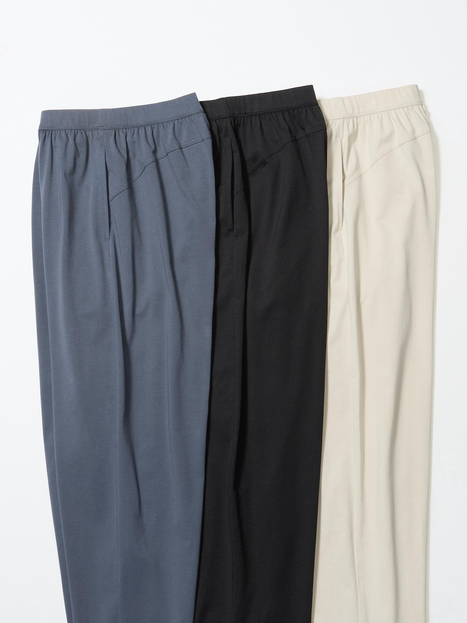 Jersey Gathered Pants | UNIQLO US