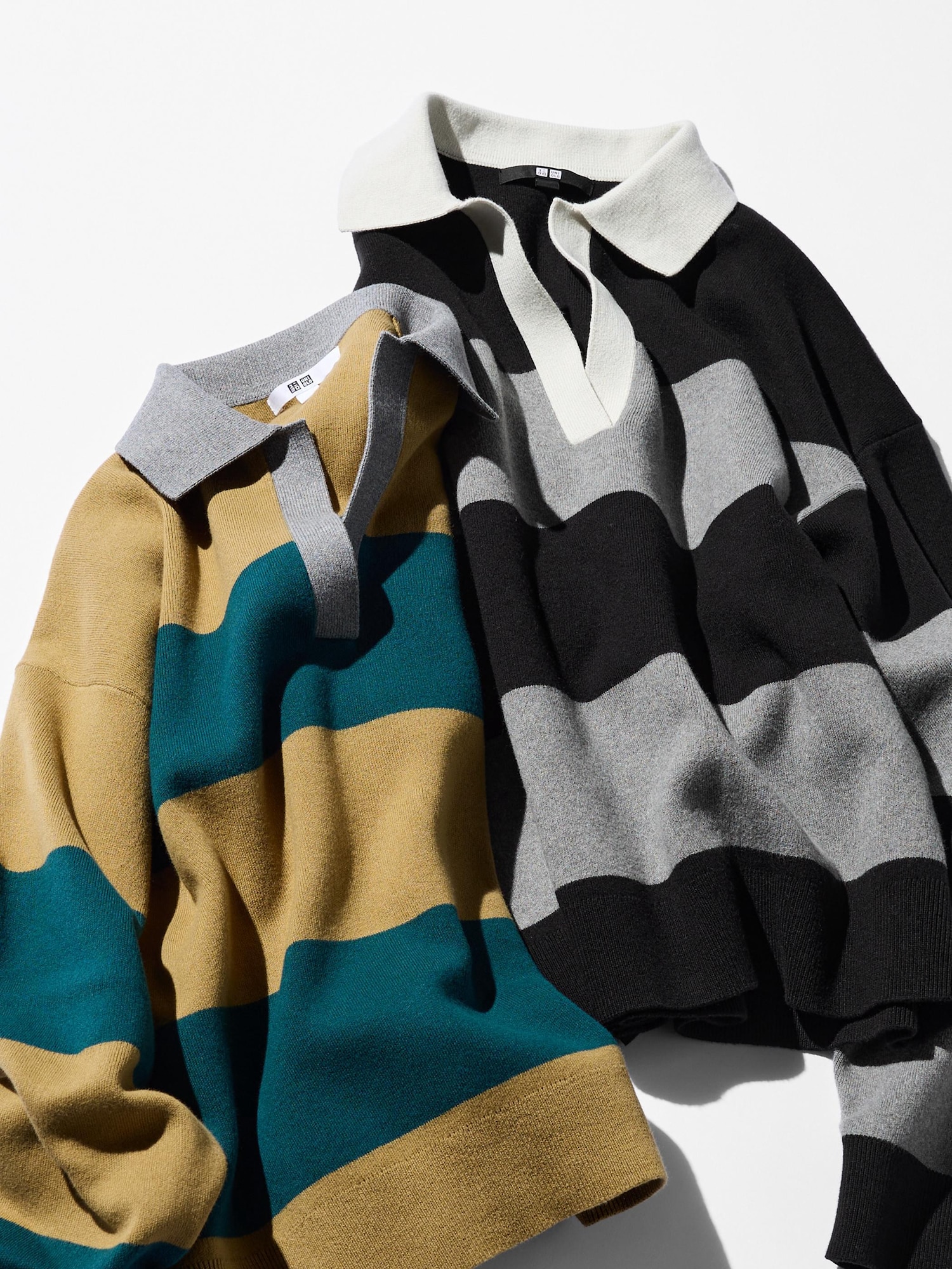 極美品 高良健吾着用 Supreme striped polo sweater 高良健吾着用 Supreme Striped Polo Sweater