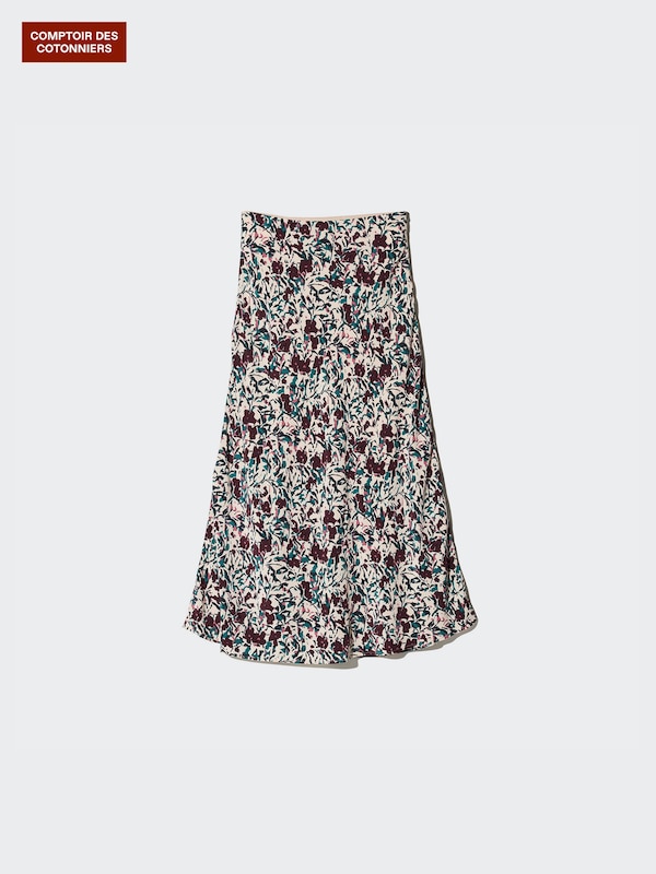 Rayon Skirt (Long, Printed)
