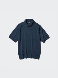 Washable Knitted Polo Sweater