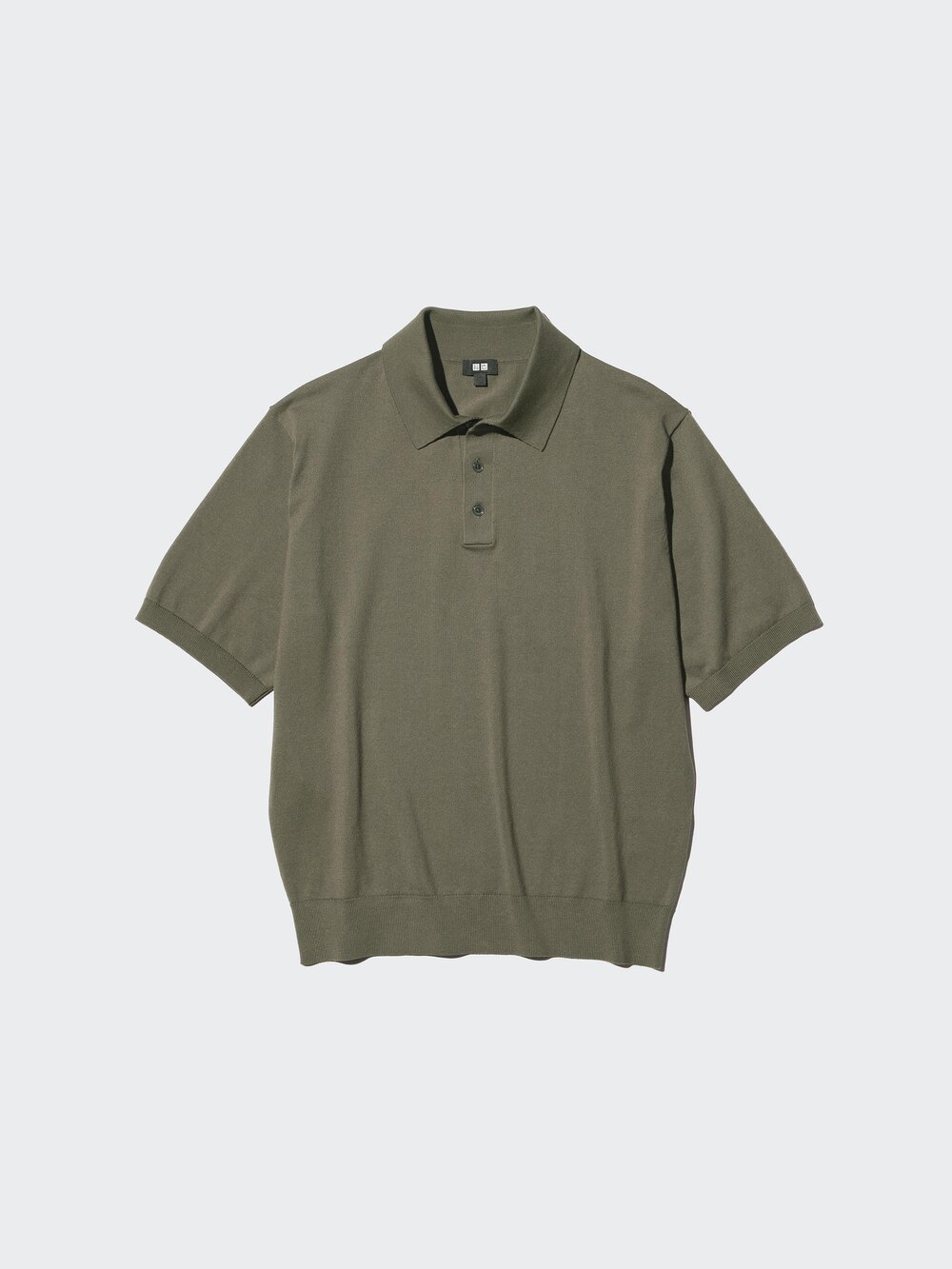 Uniqlo Washable Knitted Polo Sweater | Short Sleeve — фото 7