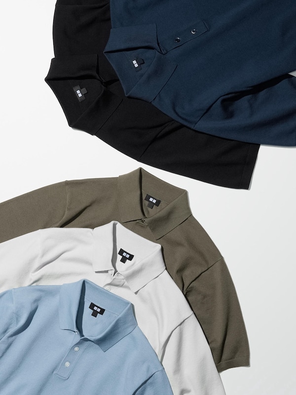 Washable Knitted Polo Sweater | Short Sleeve