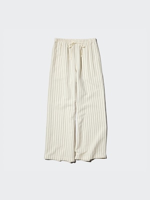 Linen Blend Easy Pants | Striped
