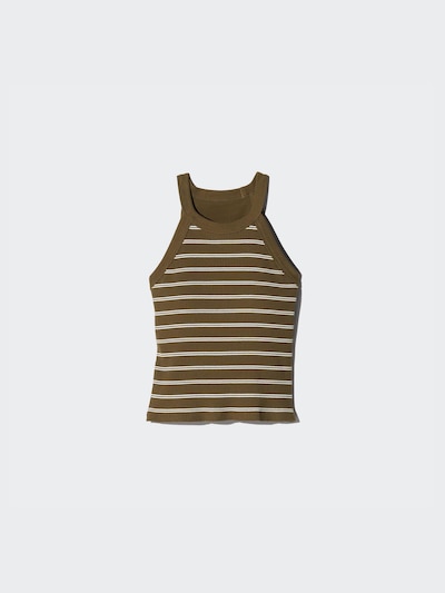 Halter Neck Bra Top | Striped