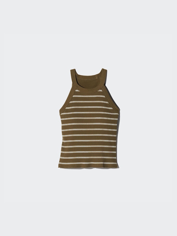Halter Neck Bra Top | Striped