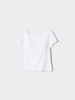 AIRism Cotton Low Back Bra T-Shirt