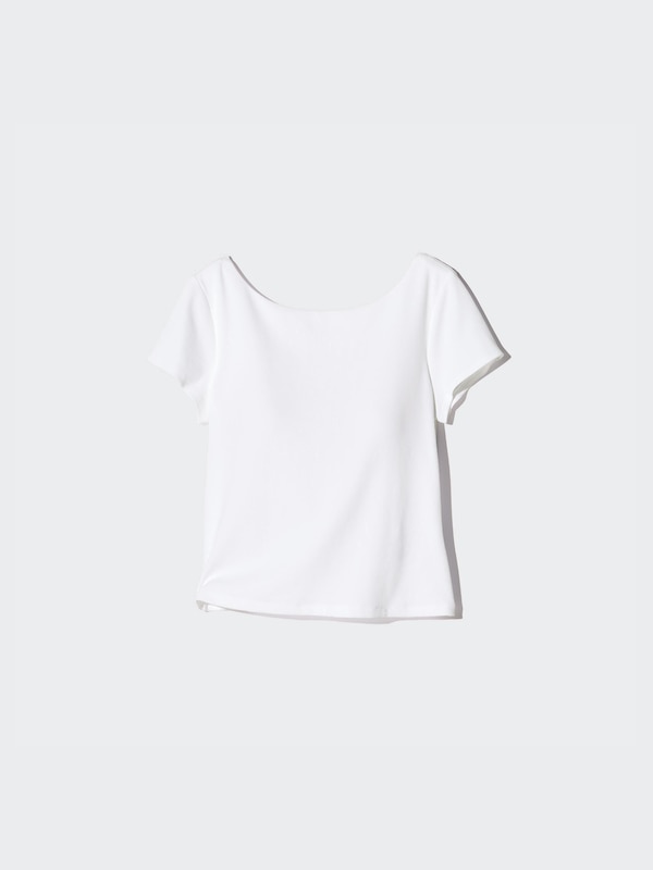 AIRism Cotton Low Back Bra T-Shirt