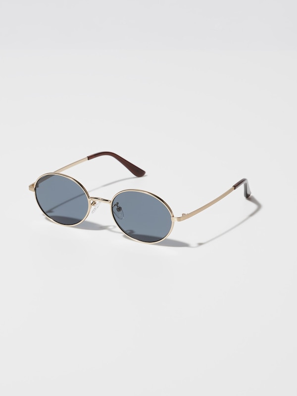 Metal Oval Sunglasses