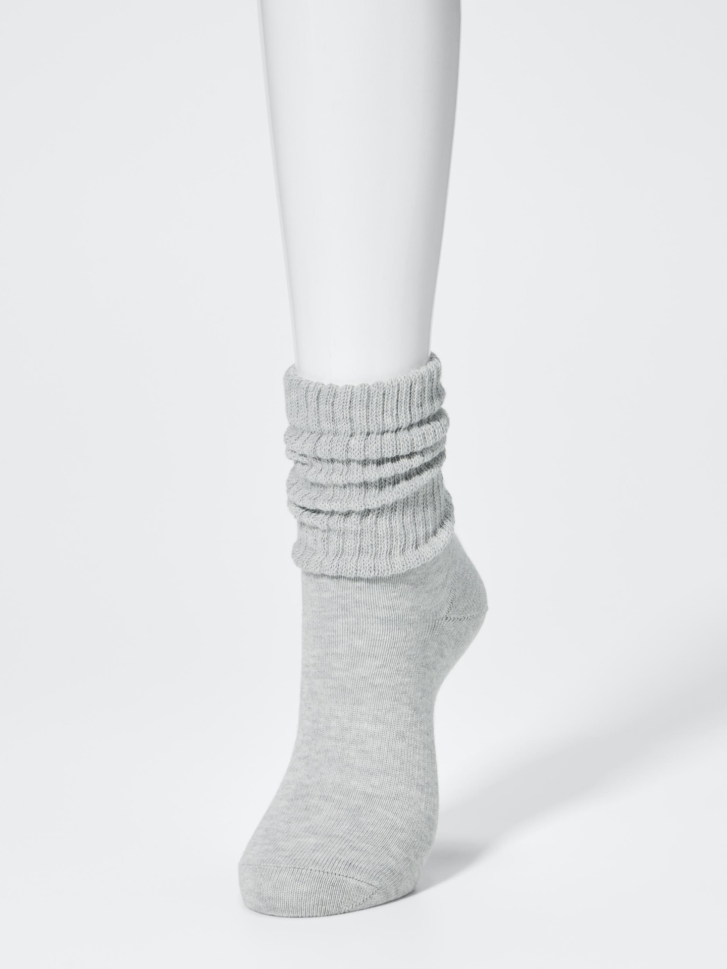 Носки Slouchy, 3 шт. — Uniqlo, цвет: Серый — фото 3