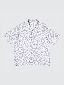 Unsodo Open Collar Shirt | Short Sleeve | Printed