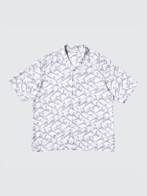 Unsodo Open Collar Shirt | Short Sleeve | Printed