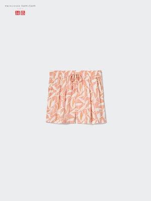 Drapey Easy Shorts (Leaves)