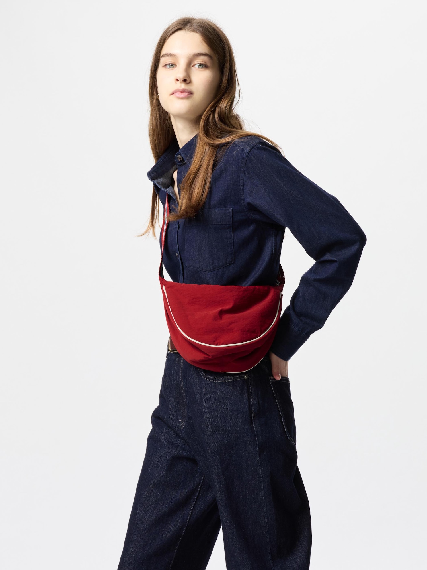 Round Mini Shoulder Bag | Striped | UNIQLO US