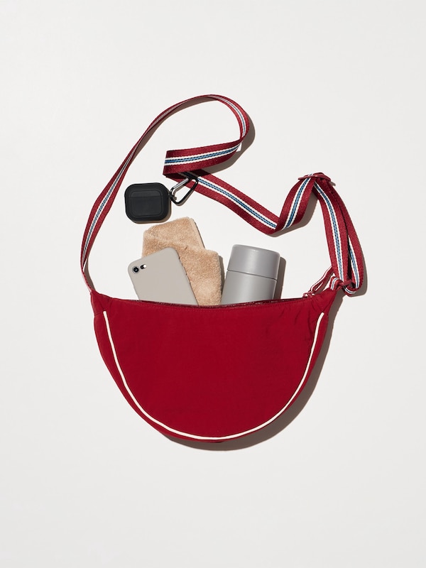 Round Mini Shoulder Bag | Striped