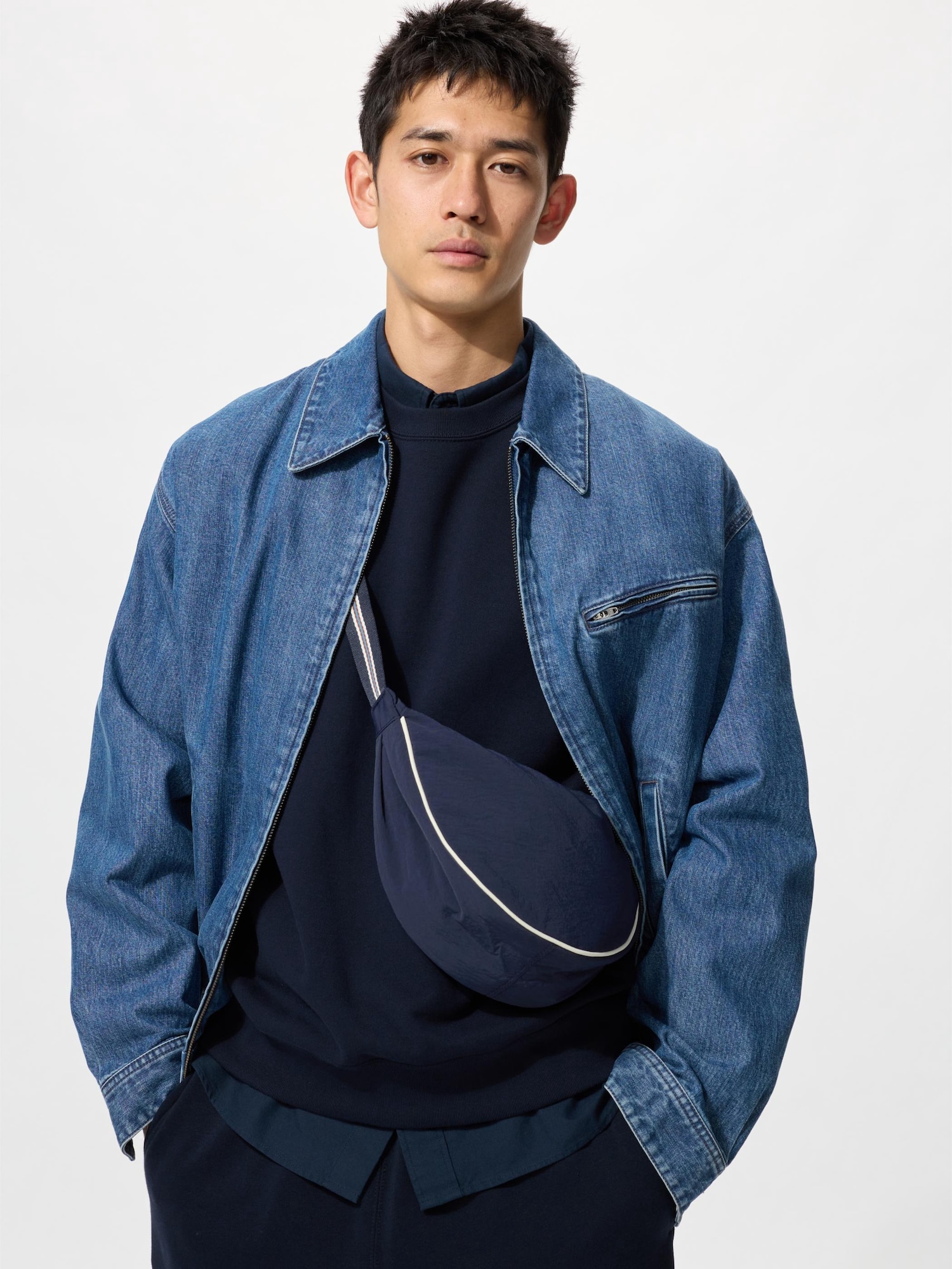 Round Mini Shoulder Bag | Striped | UNIQLO US