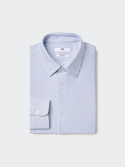 Super Non-Iron Jersey Slim Shirt | Striped