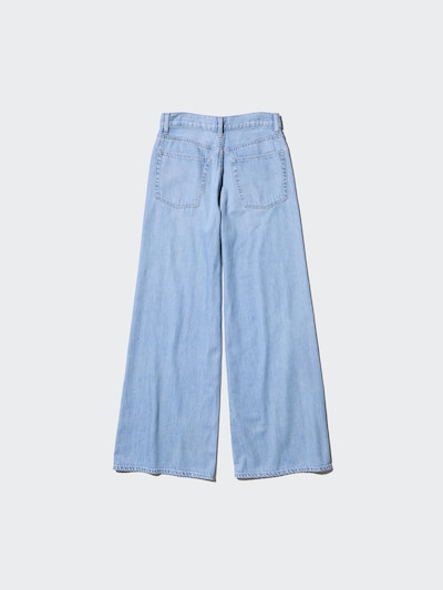 DRAPEY WIDE FLARE JEANS | TALL