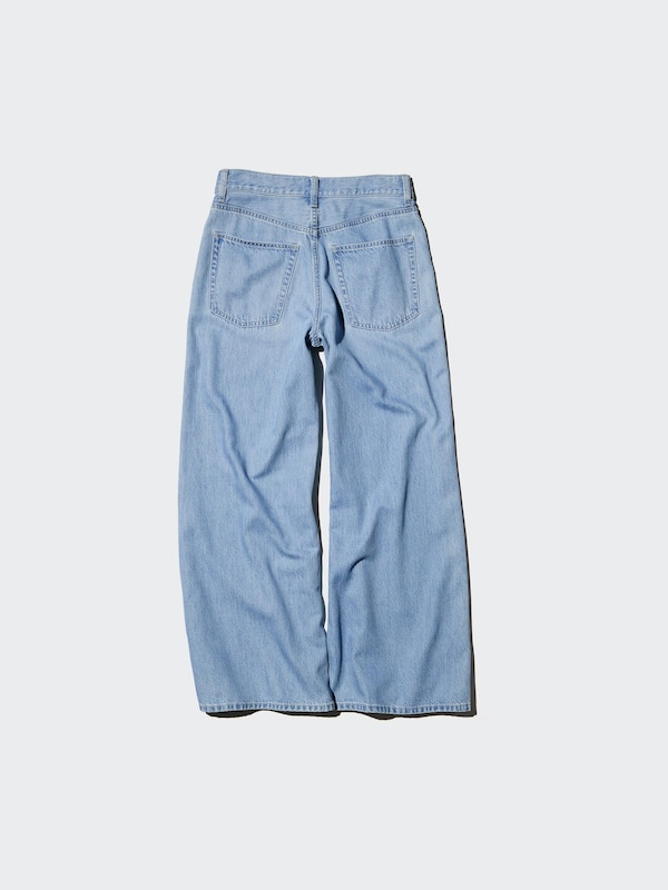 Drapey Wide Flare Jeans (Shorter)