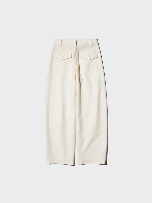 Jersey Barrel Leg Trousers (Longer)