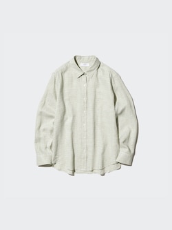100% Premium Linen Shirt (Gingham)