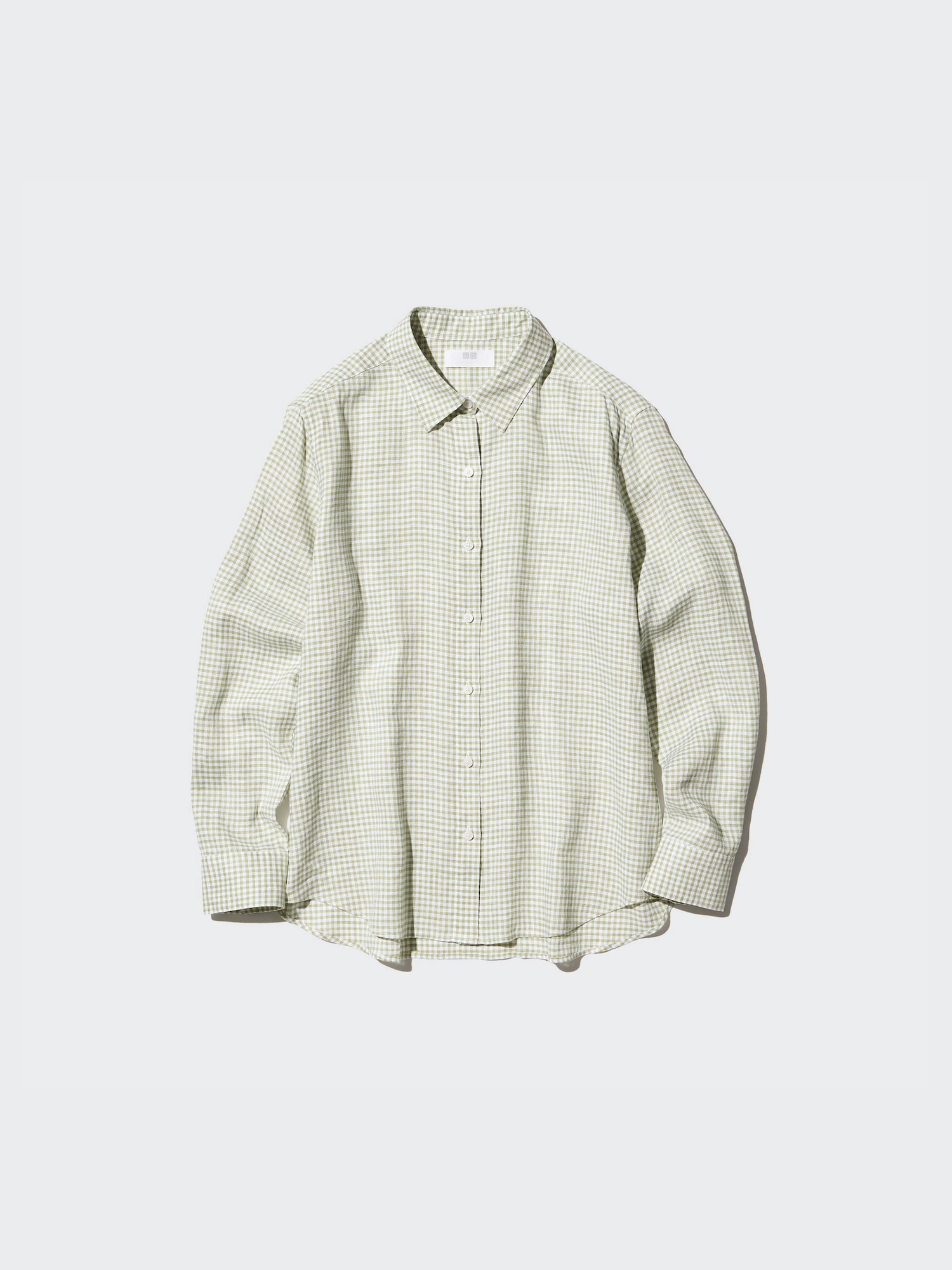 holiday✴︎GINGHAM CHECK LINEN SAILOR SHIRT