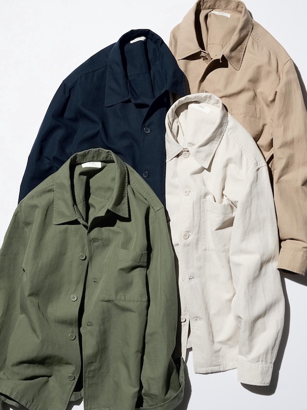 Cotton Linen Shirt Jacket