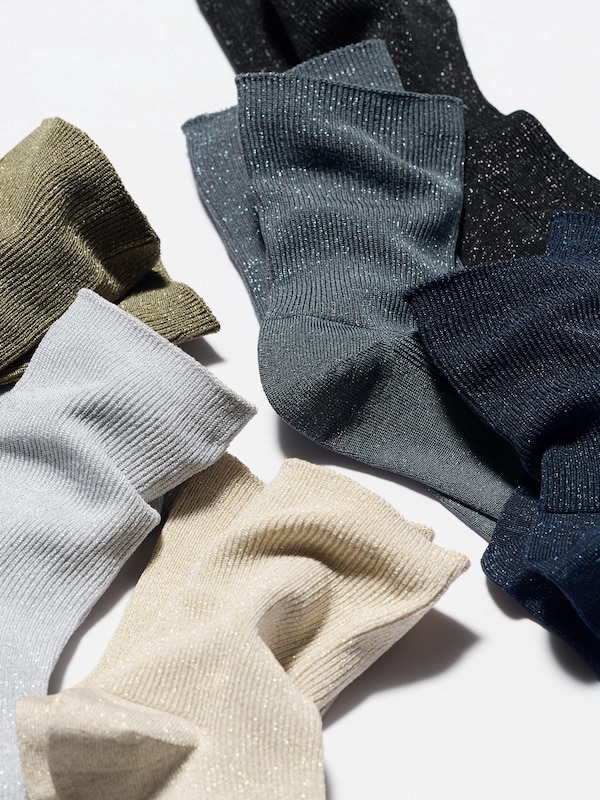 Sock 3 Pairs Glitter