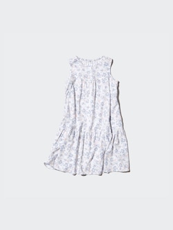 PRINTED TIERED DRESS