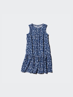 Tiered Dress (Print, Sleeveless)