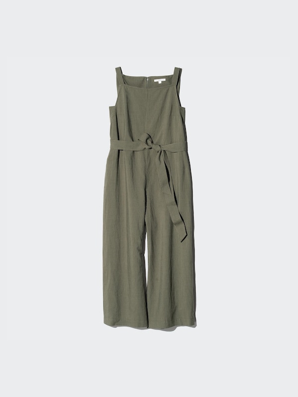Linen Blend Jumpsuit | Striped