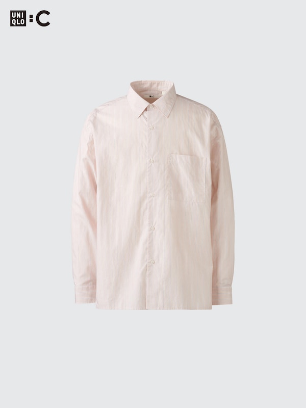 Broadcloth Oversized Shirt | Striped
