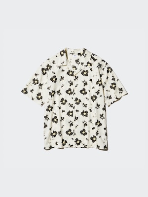 Open Collar Shirt | Short Sleeve | Printed