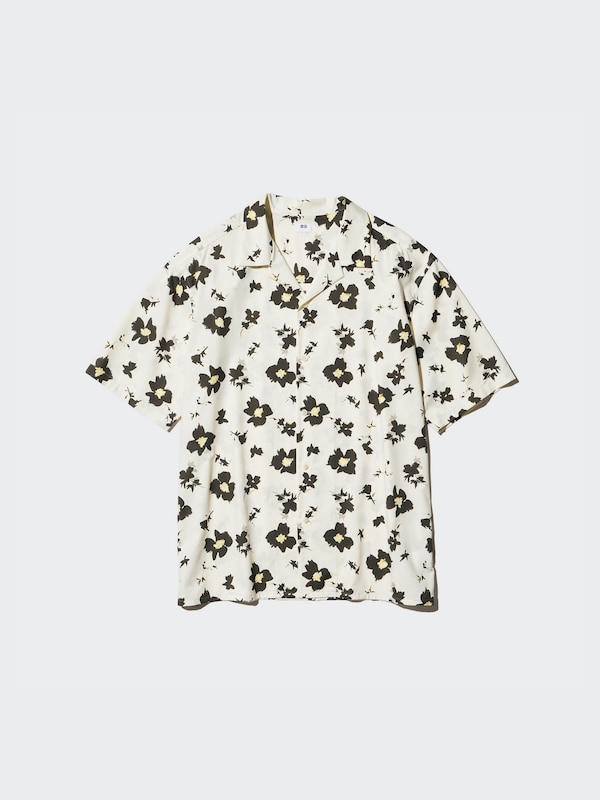 Open Collar Shirt | Short Sleeve | Printed