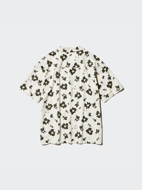 Open Collar Shirt | Short Sleeve | Printed