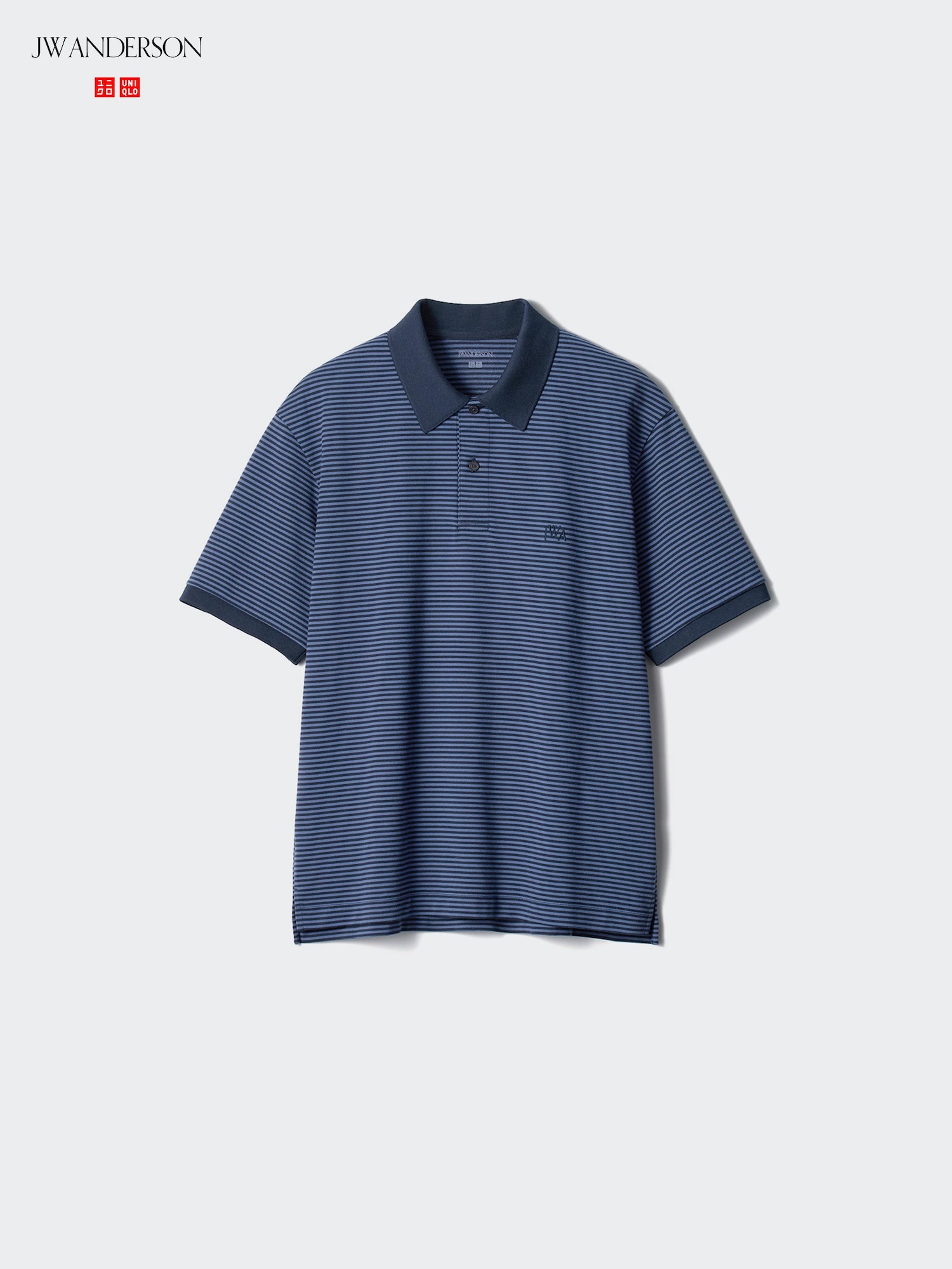 UNIQLO and JW ANDERSON Dry Pique Striped Polo Shirt