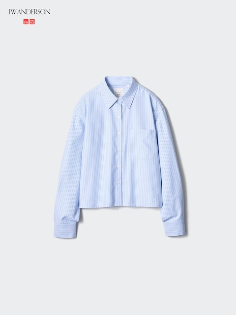 Uniqlo - Chemise Oxford Coupe Boxy - Bleu Clair - Xl
