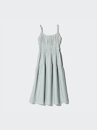 Linen Blend Camisole Dress | Striped