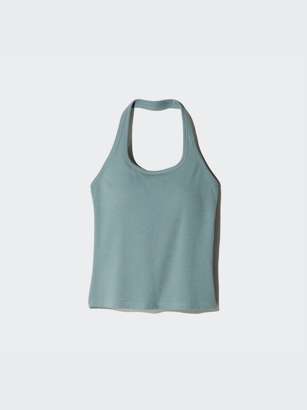 Open Back Halter Bra Top