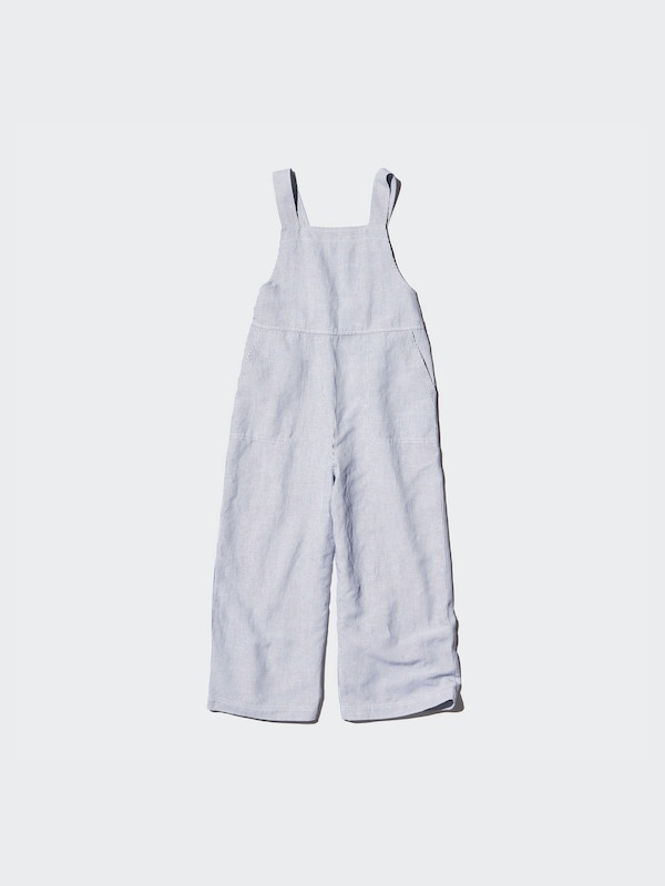 Linen Blend Jumpsuit (Stripe)