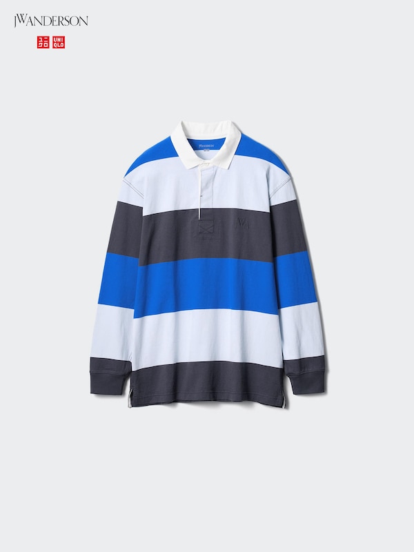 Oversized  Rugger Polo Shirt  | Striped
