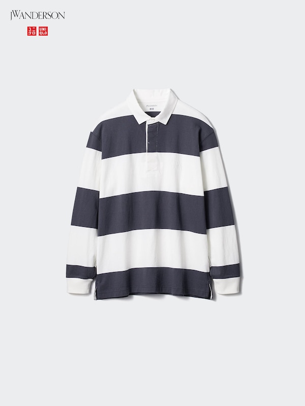 Oversized  Rugger Polo Shirt  | Striped