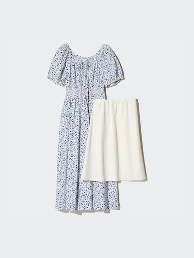 Volume Sleeve Dress | Printed