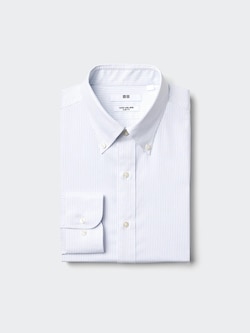 Super Non-Iron Slim Shirt | Button Down Collar | Striped