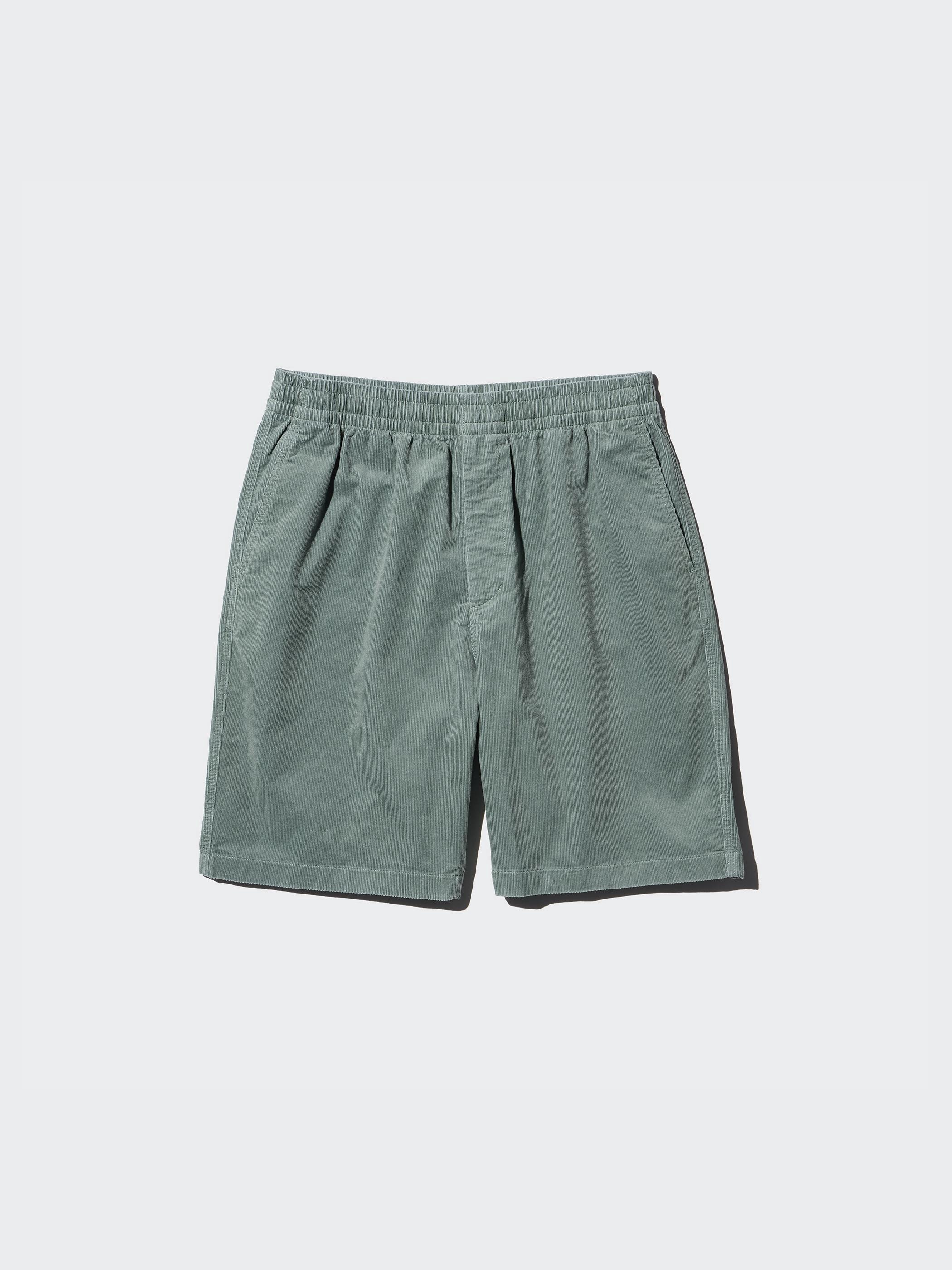 YTD Pantaloncini Uomo Casual Grigio XL: Misto Cotone, Vita Elastica Con Coullisse, Tasche Con Cerniera, Per Spiaggia E Tempo Libero