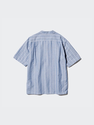 Cotton Linen Short Sleeve Shirt