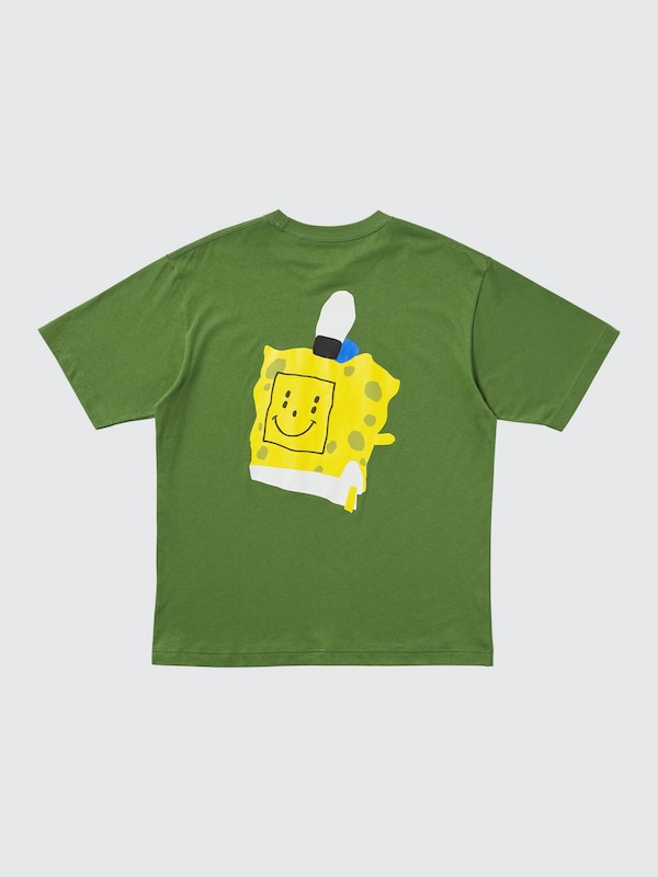 SpongeBob SquarePants Cactus Plant Flea Market UT Graphic T-Shirt