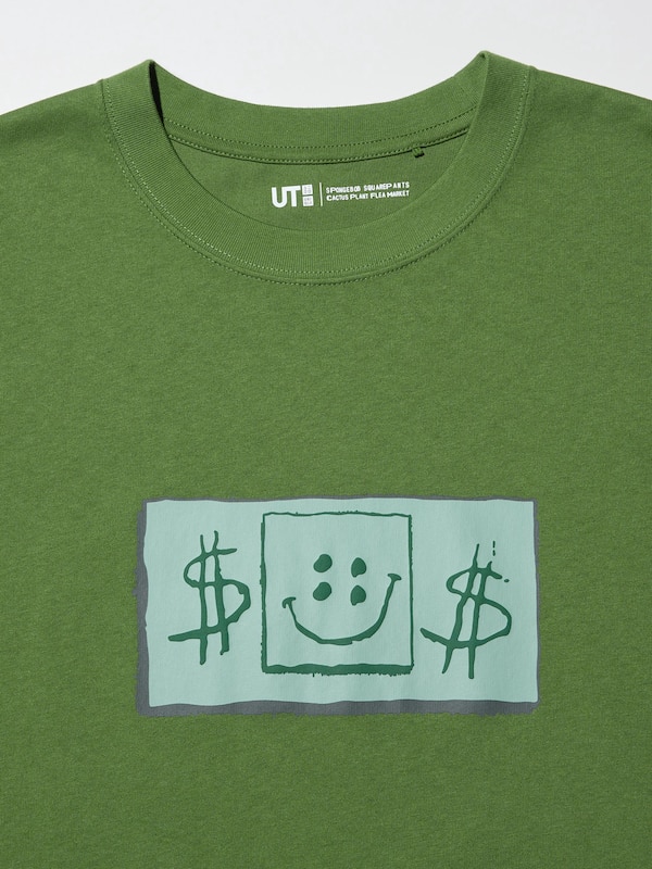 SpongeBob SquarePants Cactus Plant Flea Market UT Graphic T-Shirt