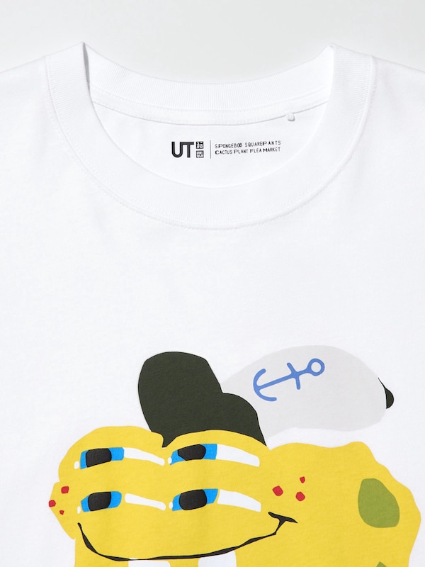 SpongeBob SquarePants Cactus Plant Flea Market UT Graphic T-Shirt