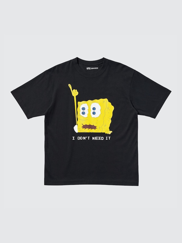 SpongeBob SquarePants Cactus Plant Flea Market UT Graphic T-Shirt