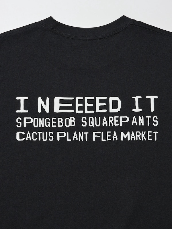 SpongeBob SquarePants Cactus Plant Flea Market UT Graphic T-Shirt
